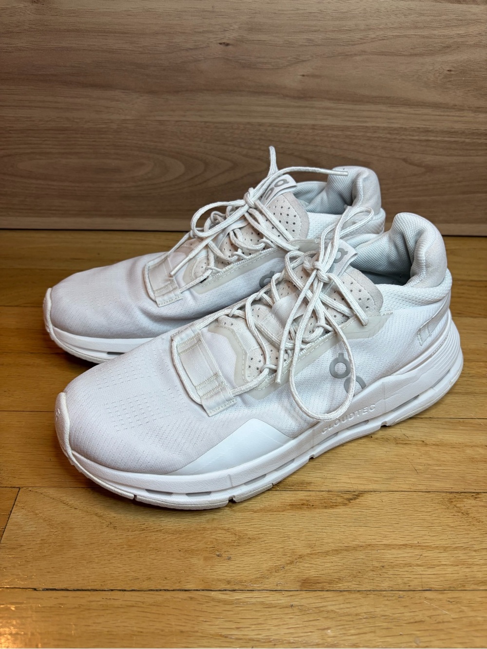 On Running Cloudnova 2 Women's Sneakers in White - Size 9